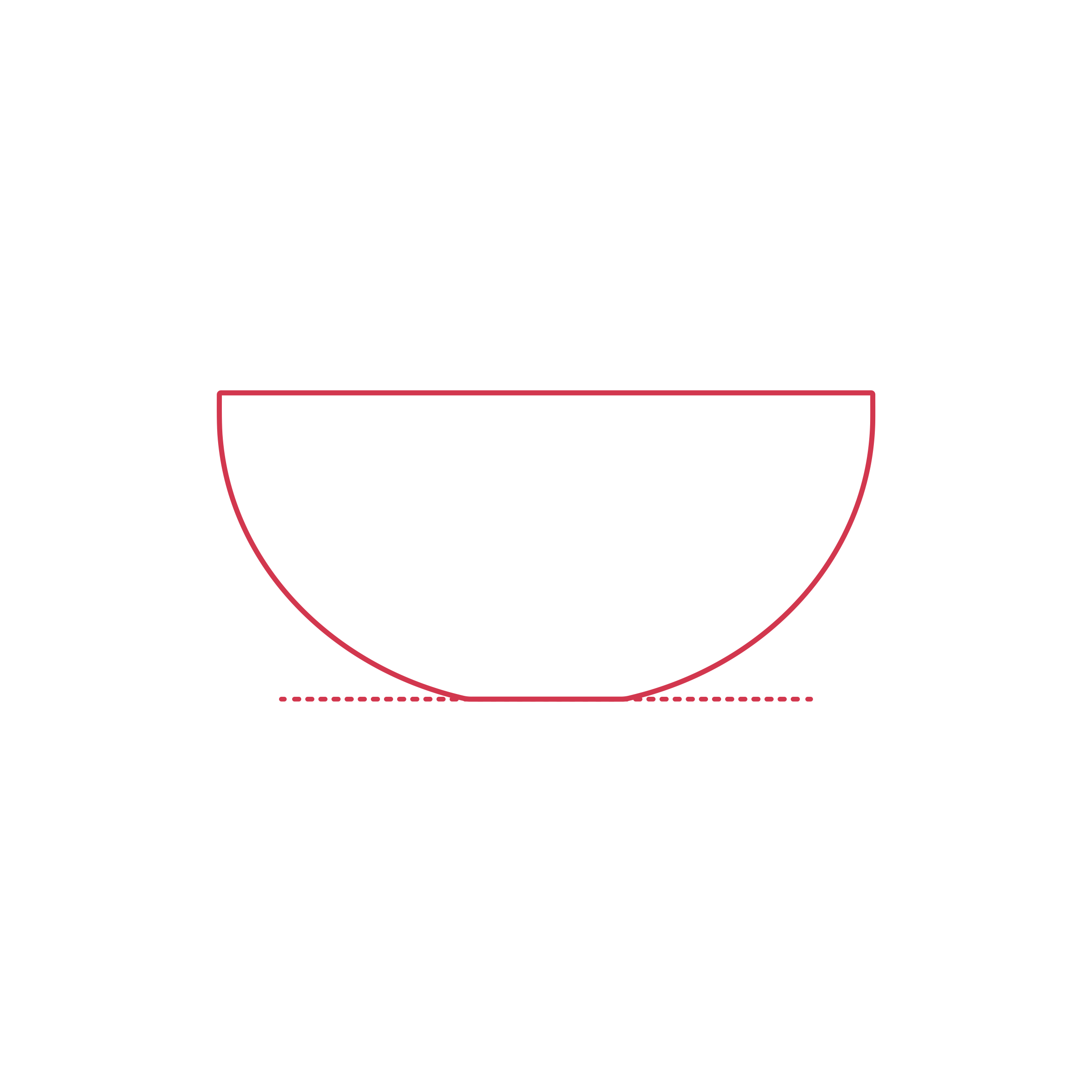 Objects Serving Bowls Ikea Blanda Blank Serving Bowl 8 Inch Outline Icon Svg Set Free Vectors